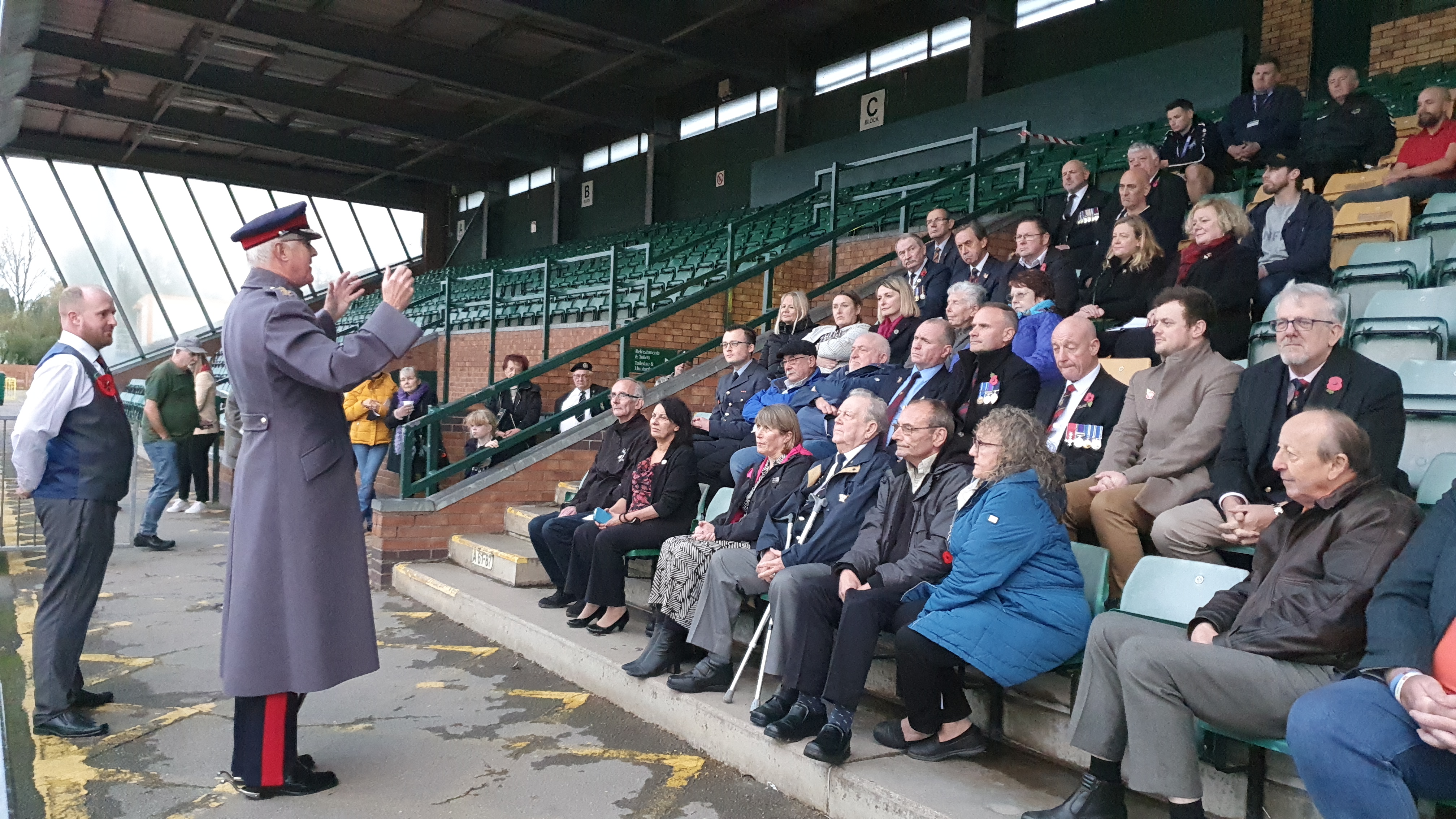 1.	Lord Lieutenant of Gwent, Brigadier Robert Aitken CBE at the launch of the new home for the Newport Veterans Hub
