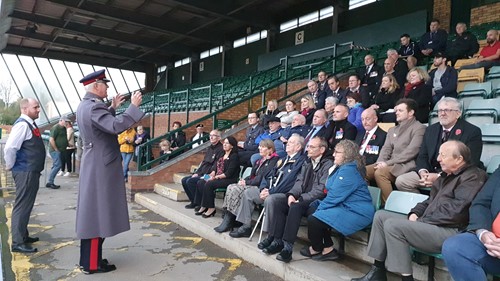 1.	Lord Lieutenant of Gwent, Brigadier Robert Aitken CBE at the launch of the new home for the Newport Veterans Hub