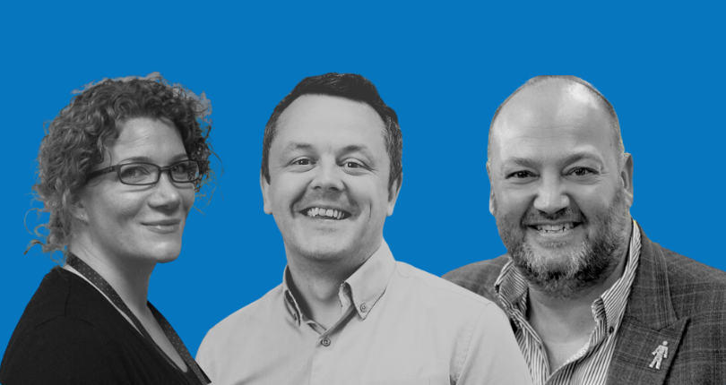 Joanne Kirrane, Gareth Yeoman-Evans and Peter Crockett