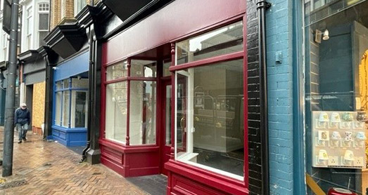 The frontage of our 12 Skinner Street retail unit.
